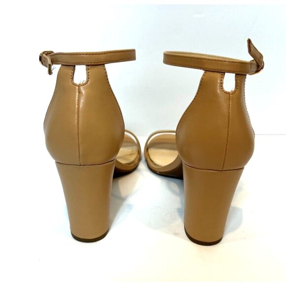 Jessica Simpson Hazzu Tan Ankle Strap Heeled Sandals Size 9 EU 40 - Picture 6 of 11